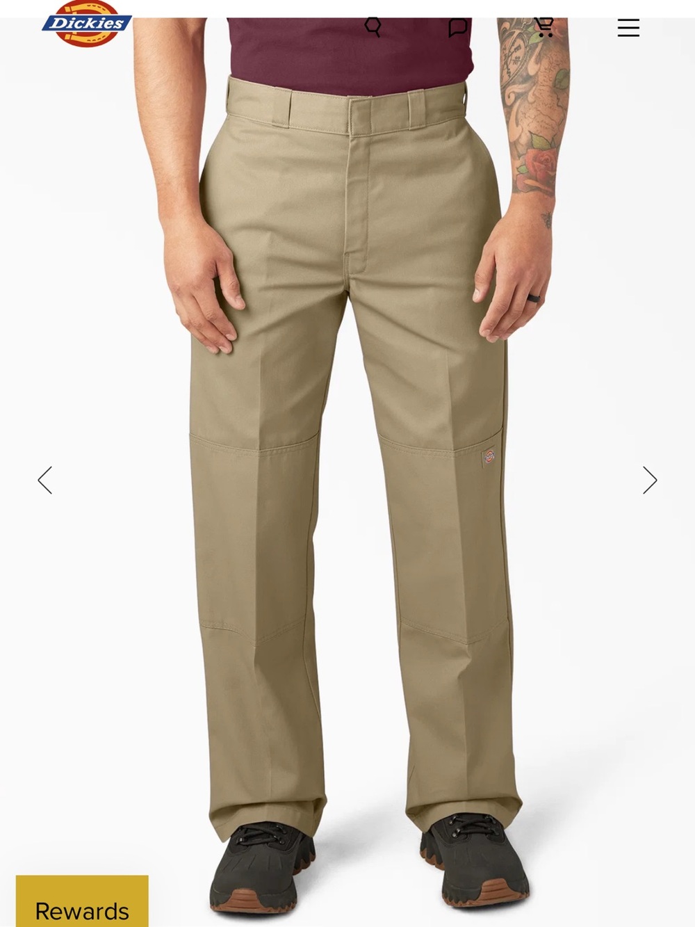 Dickies Men’s Khaki Work Chinos - Tan